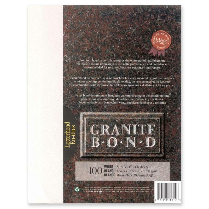 Image Papier Granite Bond