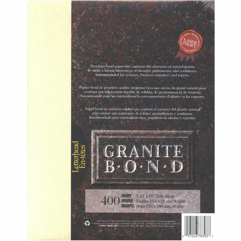 Image Papier Granite Bond