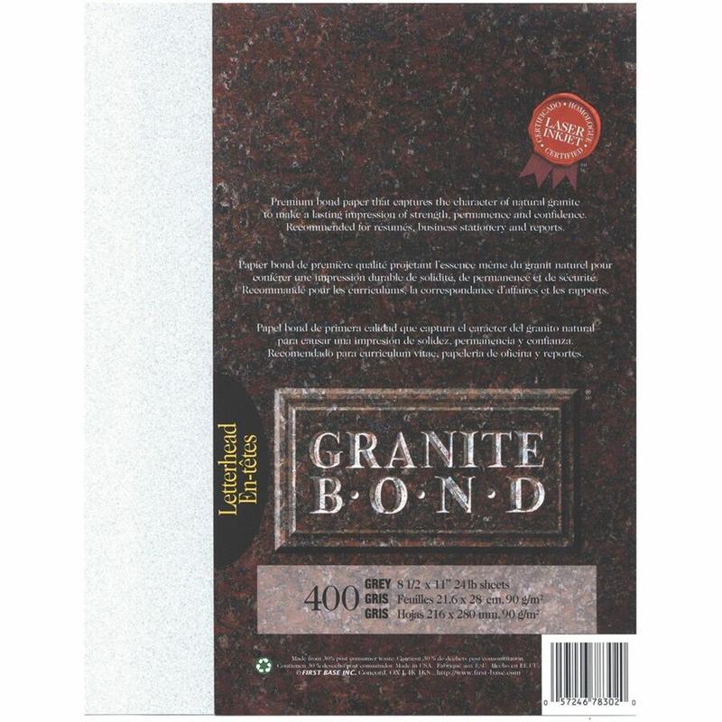 Image Papier Granite Bond