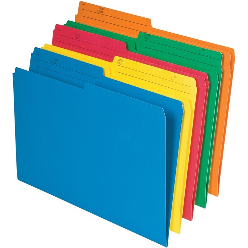 Image Coloured Reversible File Folders