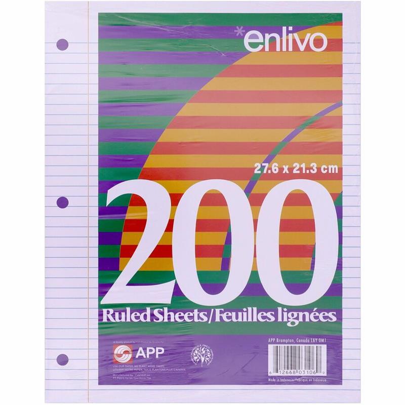 Image Ruled Loose Leaf Sheets