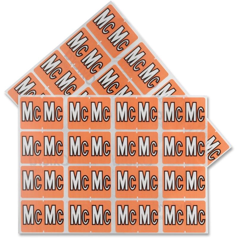 Image End Tab A-Z Filing Labels