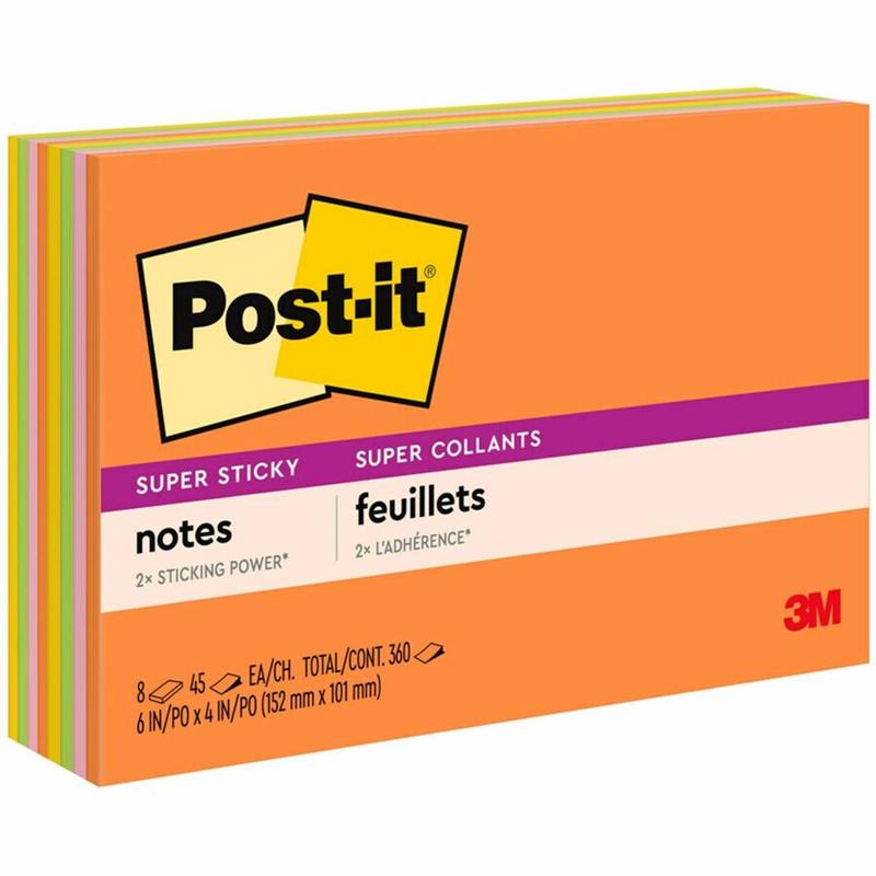 Image Post-it® Super Sticky Notes - Energy Boost Collection