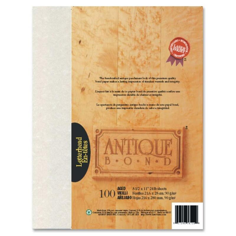 Image Papier Antique Bond