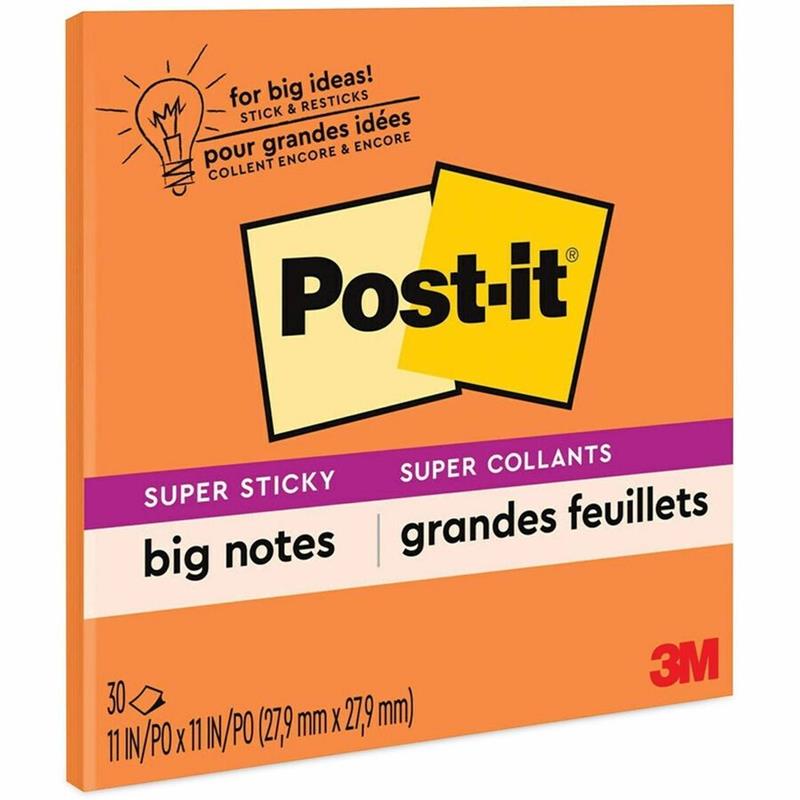 Image Grands feuillets autoadhésifs Post-it®