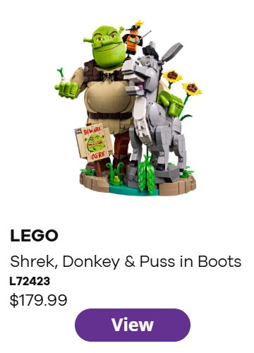 LEGO – Shrek, Donkey & Puss in Boots