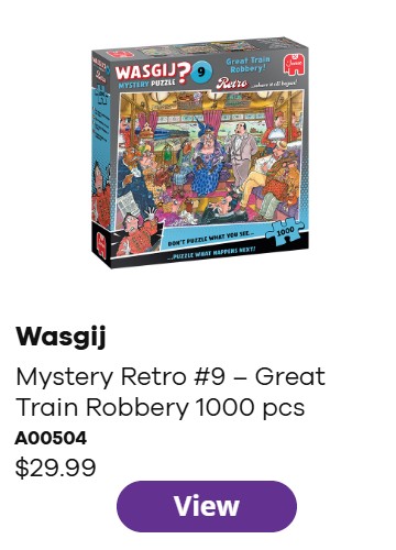 Wasgij Mystery Retro #9 – Great Train Robbery 1000 pcs