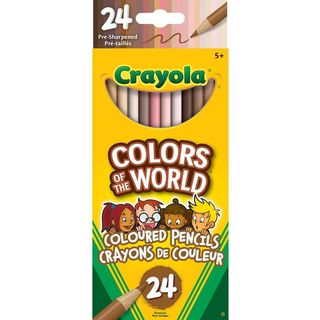 Crayons Colors of the World - Crayons de bois - Paquet de 24