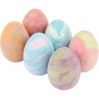 Craie en forme d’œuf de couleurs assorties Tie-Dye