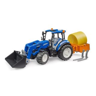 Bruder - New Holland T5.120 with Front Loader, Loading Box and Forks