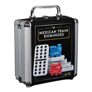 Jeu classique Train mexicain Dominos Double 12 avec mallette