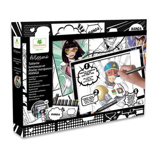 Artissimo - Led light pad and markers workshop Manga