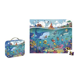 Janod - Casse-tête 100 mcx Fond marin