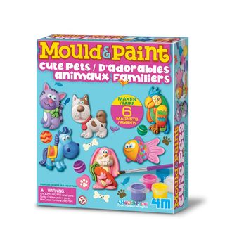 4M - Cute Pets 3D Mould & Paint, Bilingual