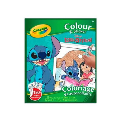 Coloriage et autocollants, Lilo et Stitch